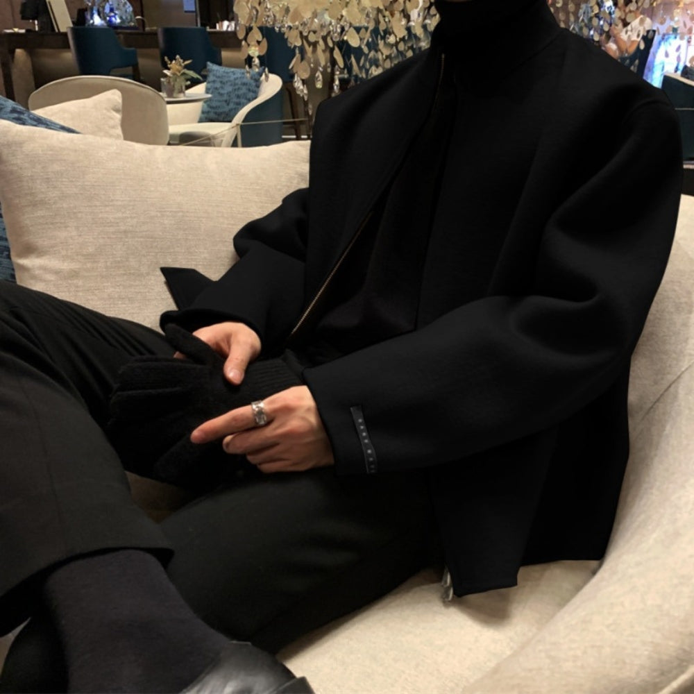 MV Woolen Stand-Up Collar Pilot Jacket