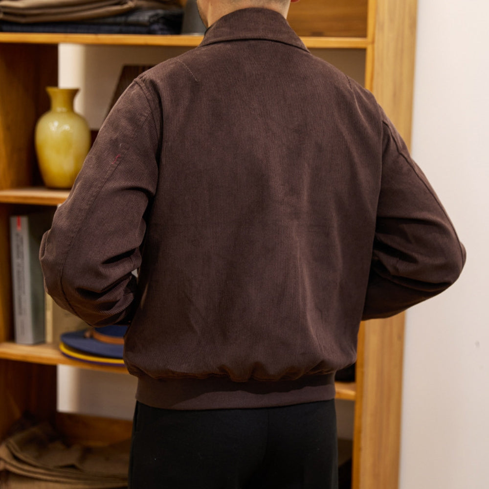 MV Classic Khaki Corduroy Windbreaker Jacket