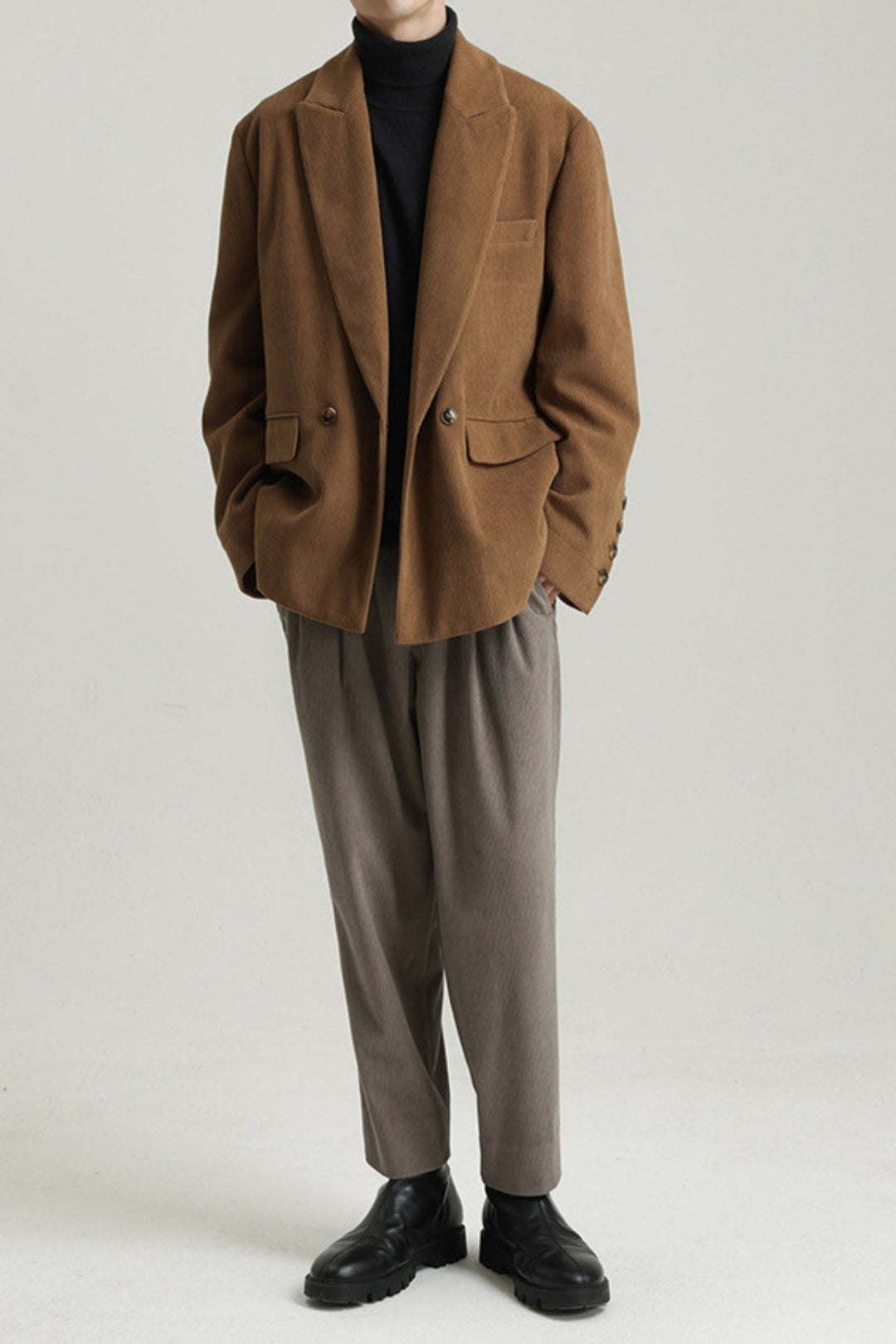 MV Heavy Corduroy Blended Casual Suit Jacket