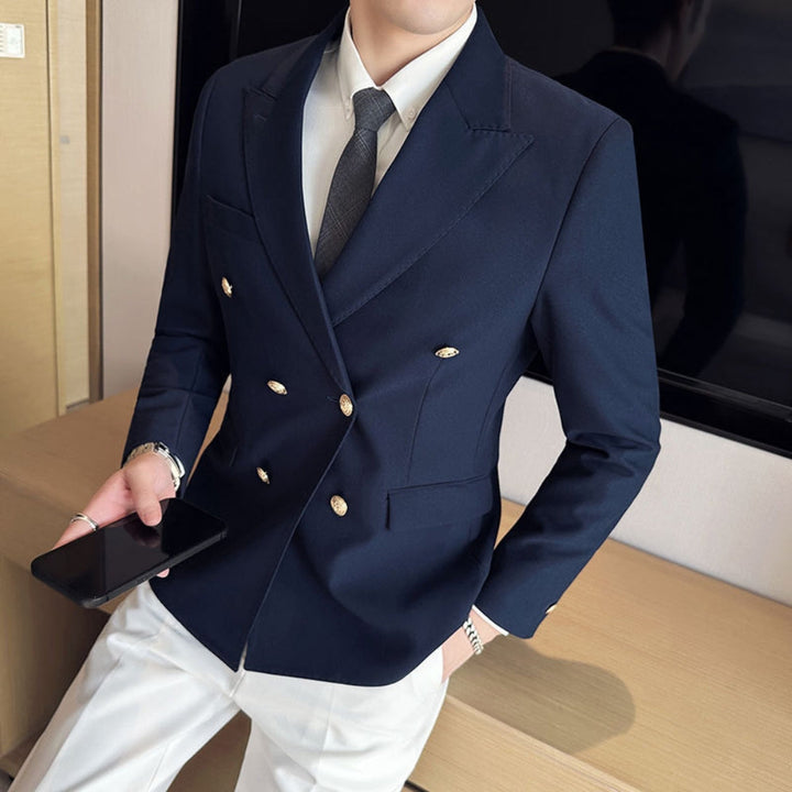 MV Elegant Double-Breasted Suit Jacket