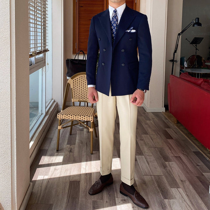 MV Double Breasted Slim Fit Jacket