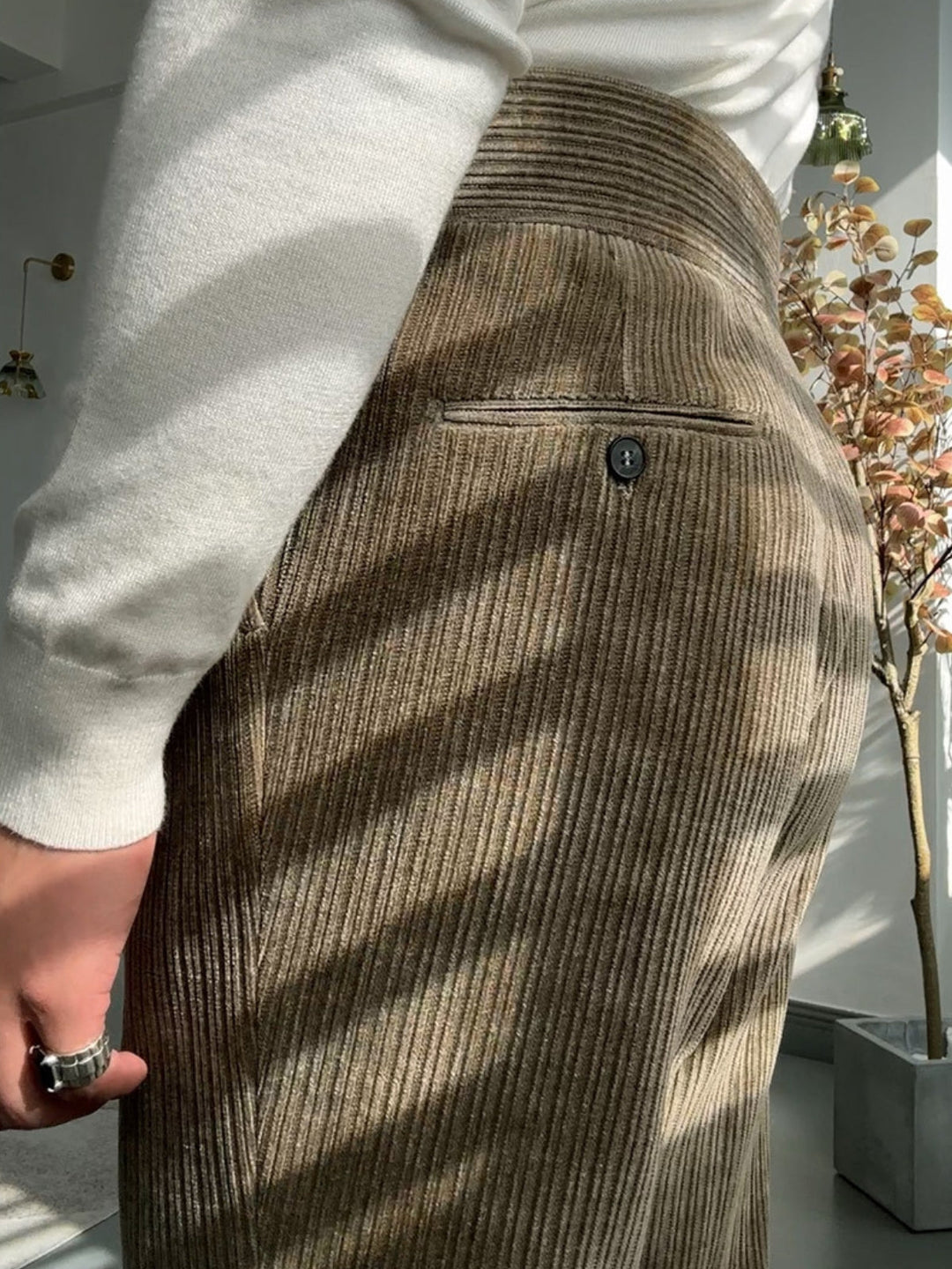 MV Gurkha Drape Straight Trousers