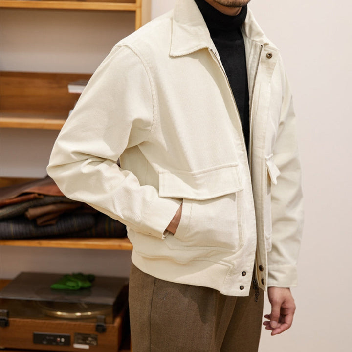 MV Classic Khaki Corduroy Windbreaker Jacket