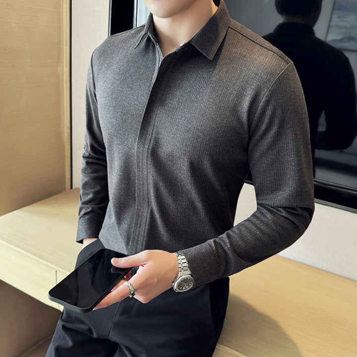 MV Thickened Woolen Zipper Shirt Jacket