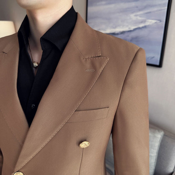 MV Elegant Double-Breasted Suit Jacket