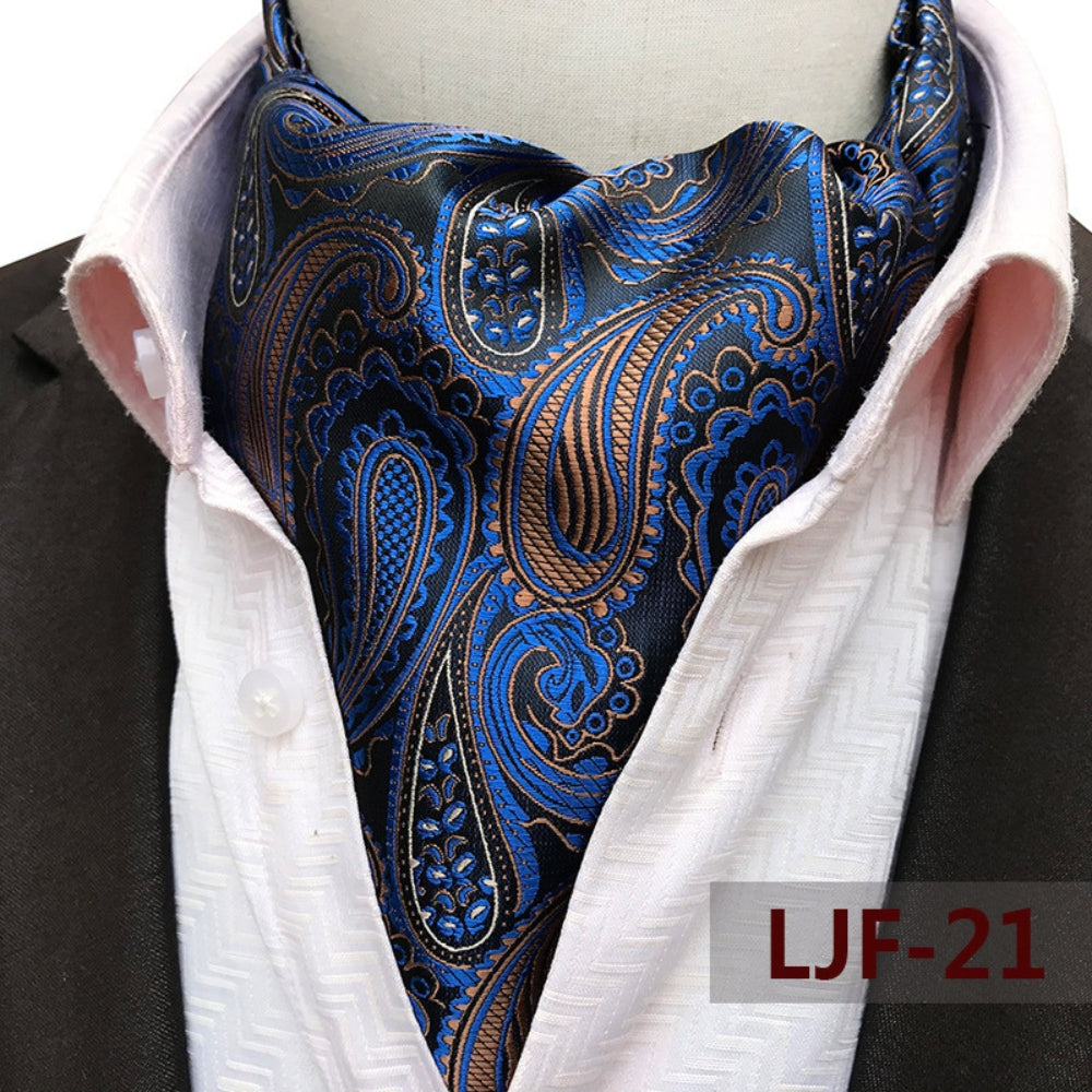 MV Jacquard Suit Collar Scarf