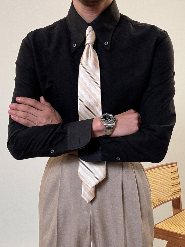 MV Business Suit Slim-Fit Pointed Collar Shirt