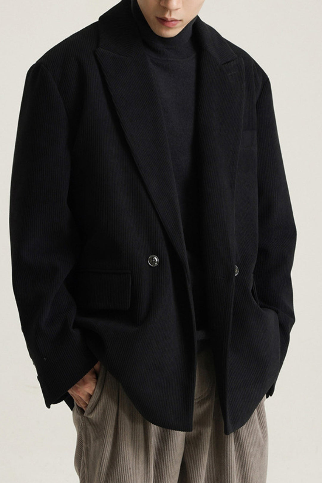 MV Heavy Corduroy Blended Casual Suit Jacket