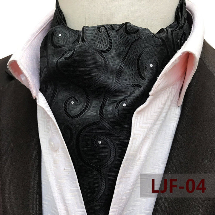 MV Jacquard Suit Collar Scarf