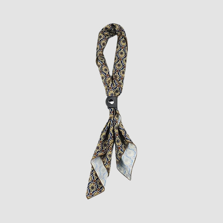 MV Retro Print Silk Scarf