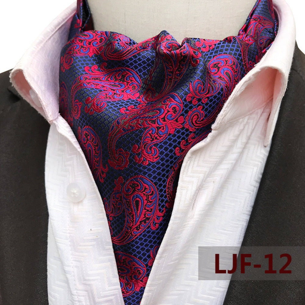 MV Jacquard Suit Collar Scarf