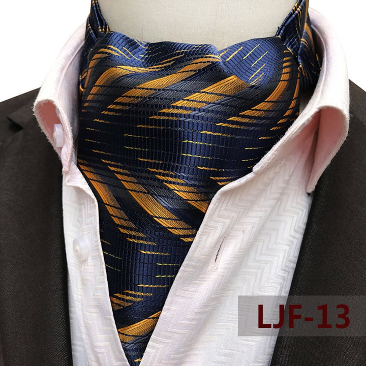 MV Jacquard Suit Collar Scarf