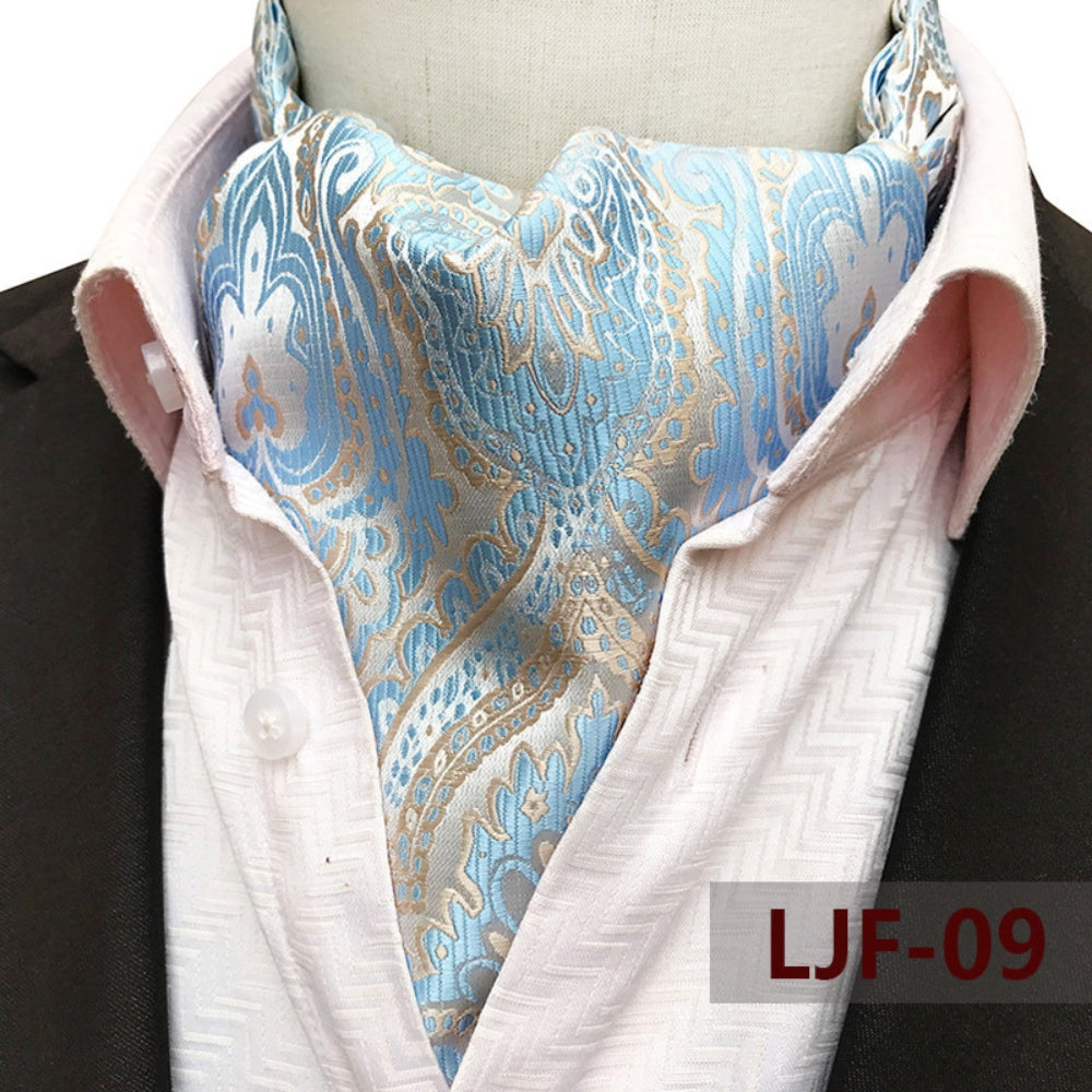 MV Jacquard Suit Collar Scarf