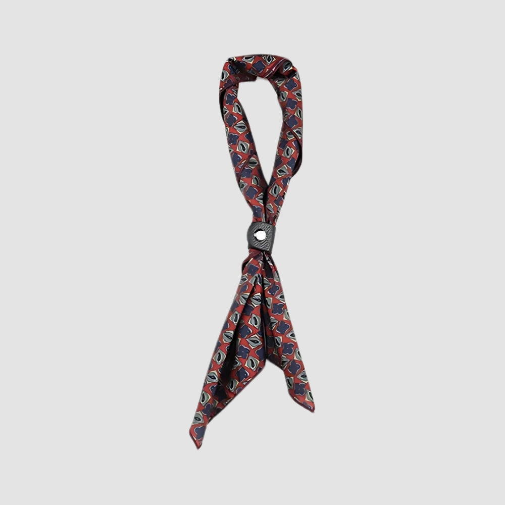 MV Retro Print Silk Scarf