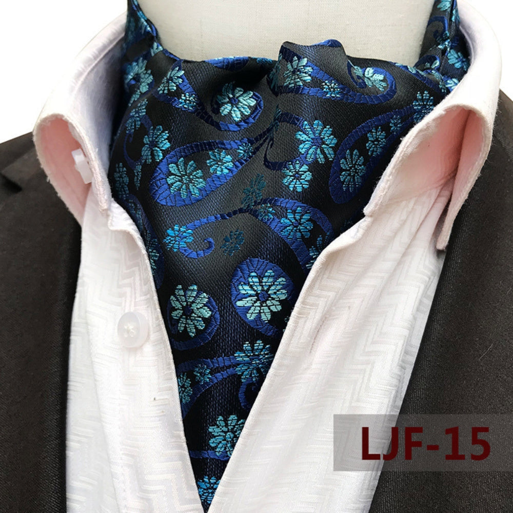 MV Jacquard Suit Collar Scarf