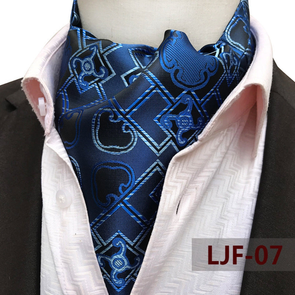 MV Jacquard Suit Collar Scarf