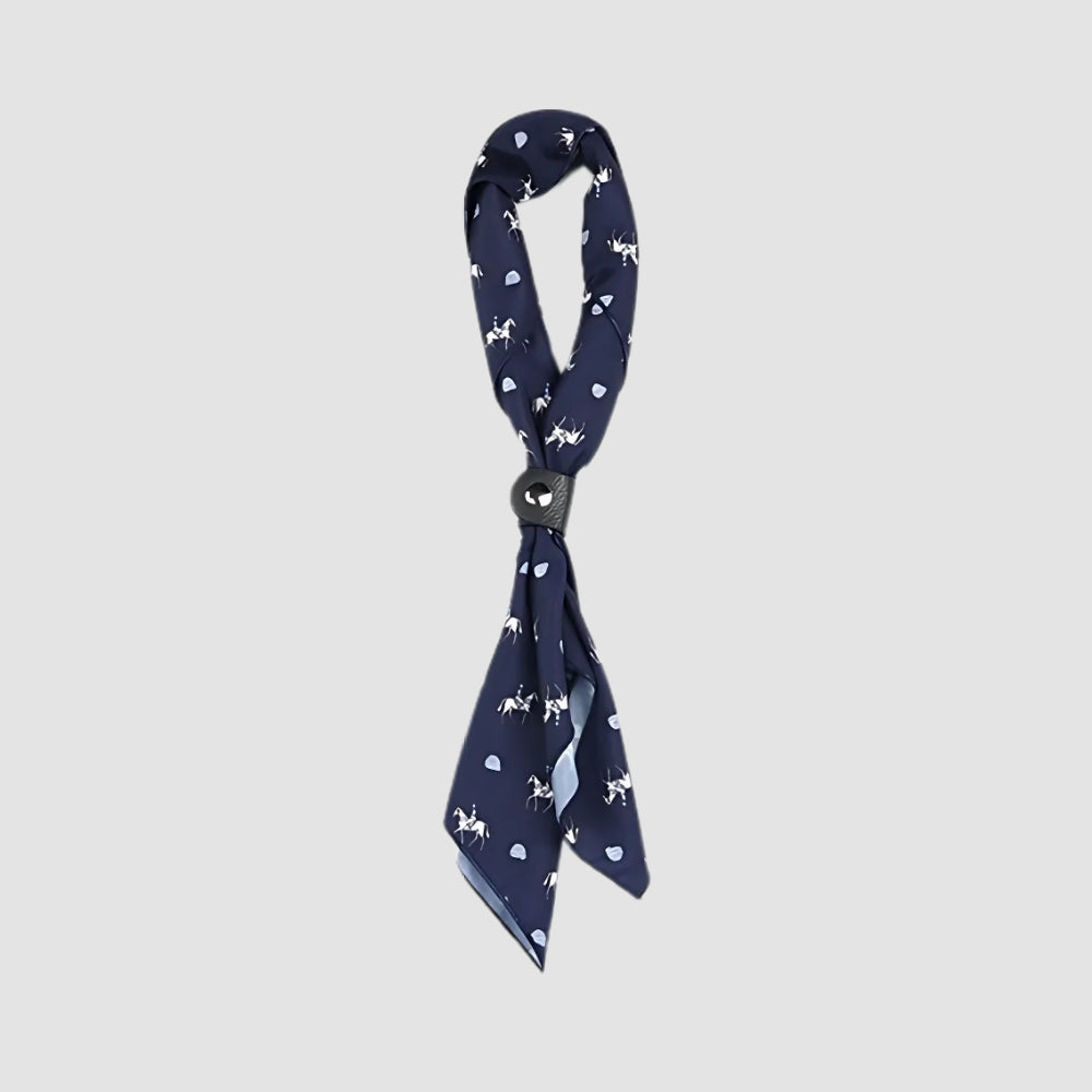 MV Retro Print Silk Scarf