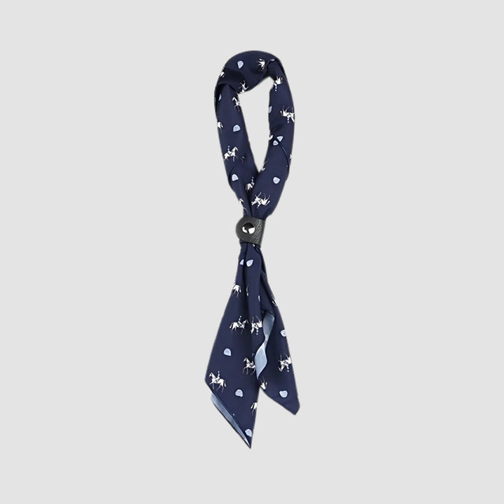 MV Retro Print Silk Scarf