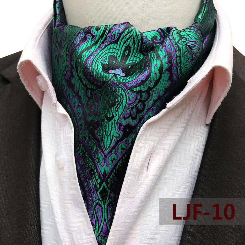 MV Jacquard Suit Collar Scarf