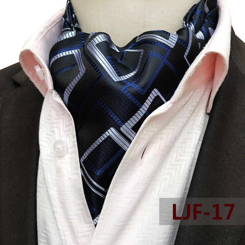 MV Jacquard Suit Collar Scarf