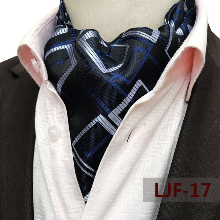 MV Jacquard Suit Collar Scarf