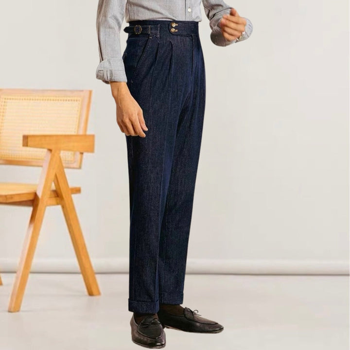 MV Neapolitan Double Pleated Jeans