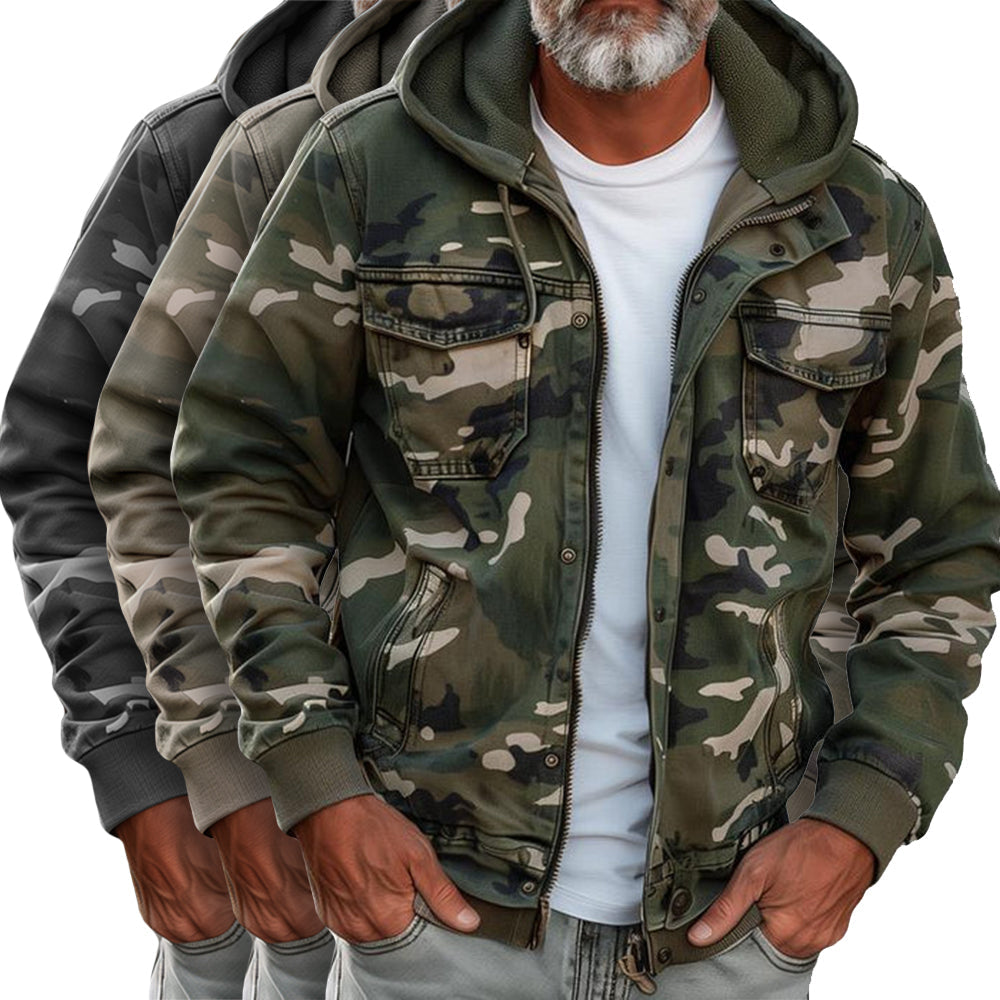 Arnoldo I Jas With Camouflage Pattern - Last Day 50% Off!