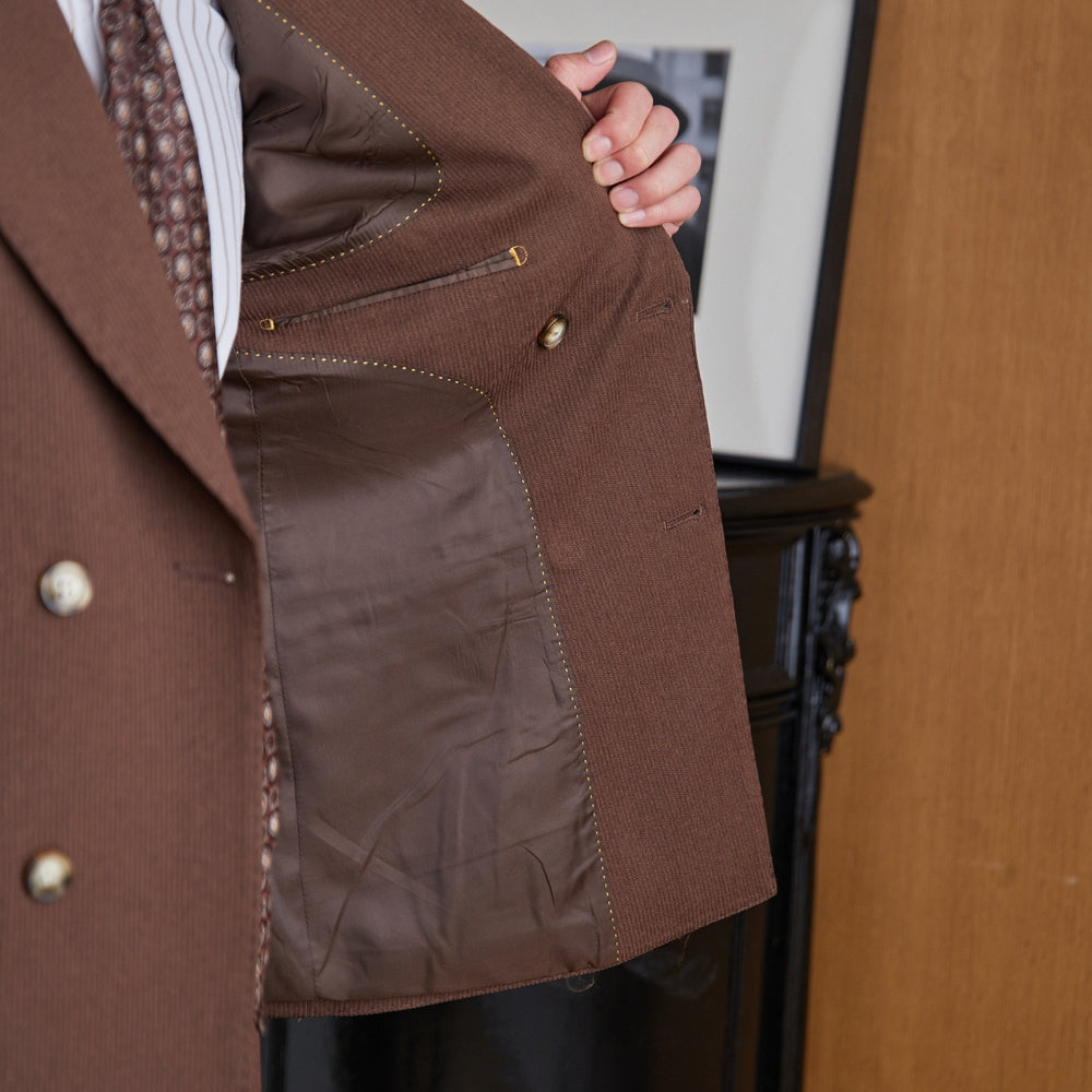 MV Elegant Naples Double-Breasted Suit (Jacket + Trousers set)