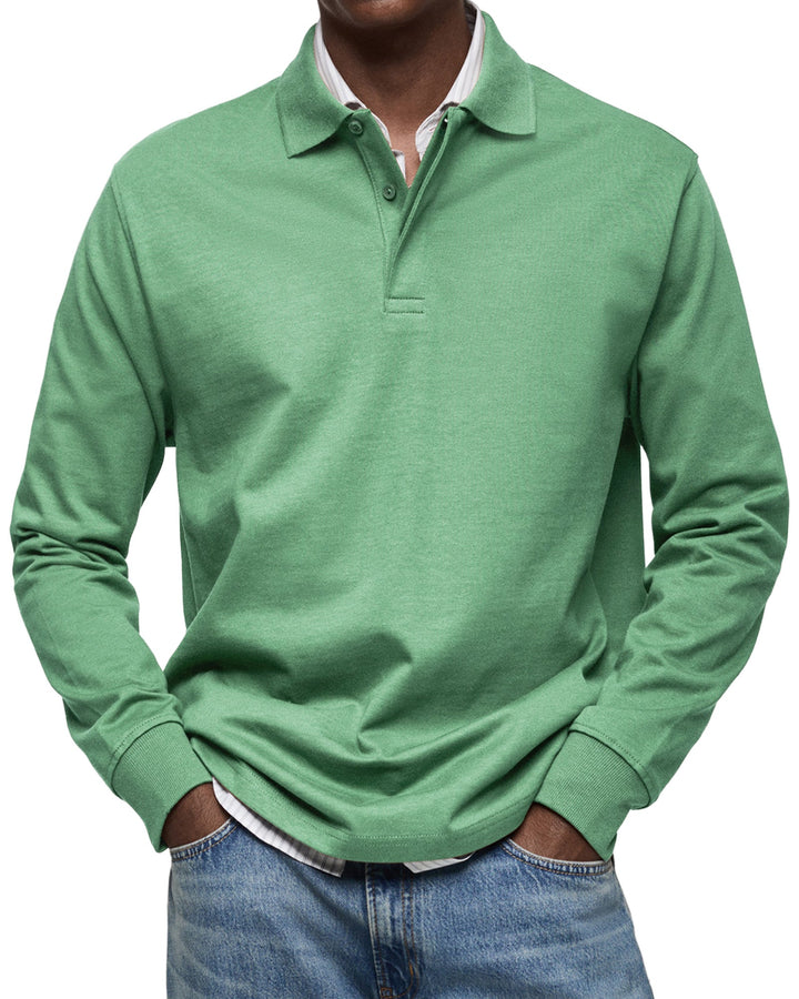 MARK | Luxury Polo with Long Sleeves