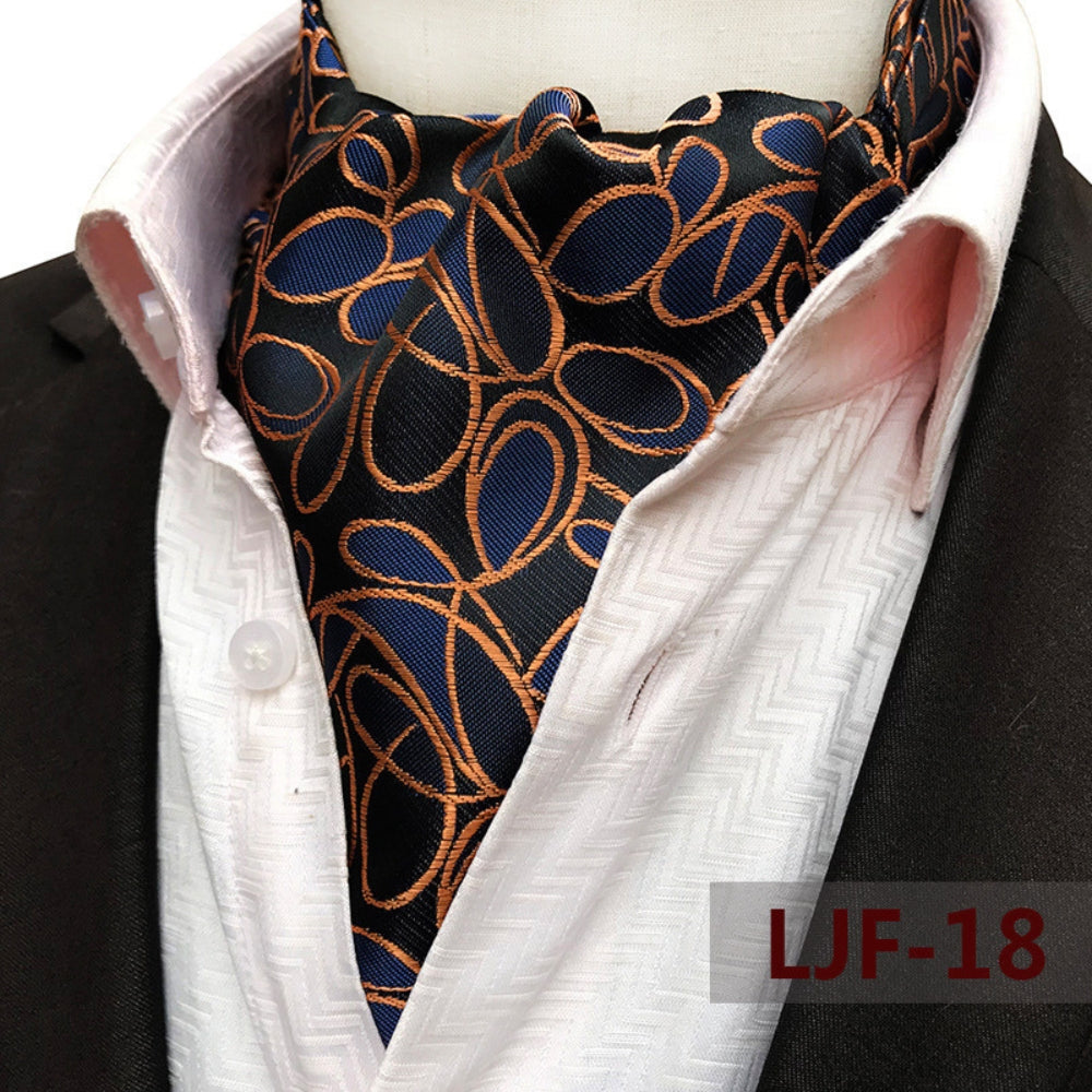 MV Jacquard Suit Collar Scarf