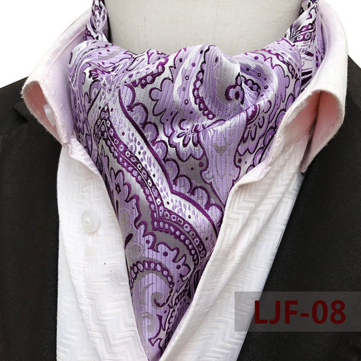 MV Jacquard Suit Collar Scarf
