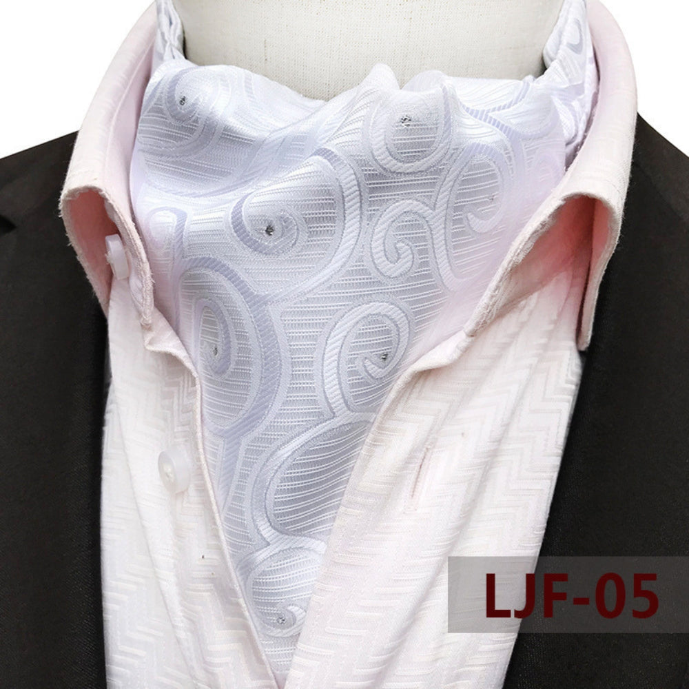 MV Jacquard Suit Collar Scarf
