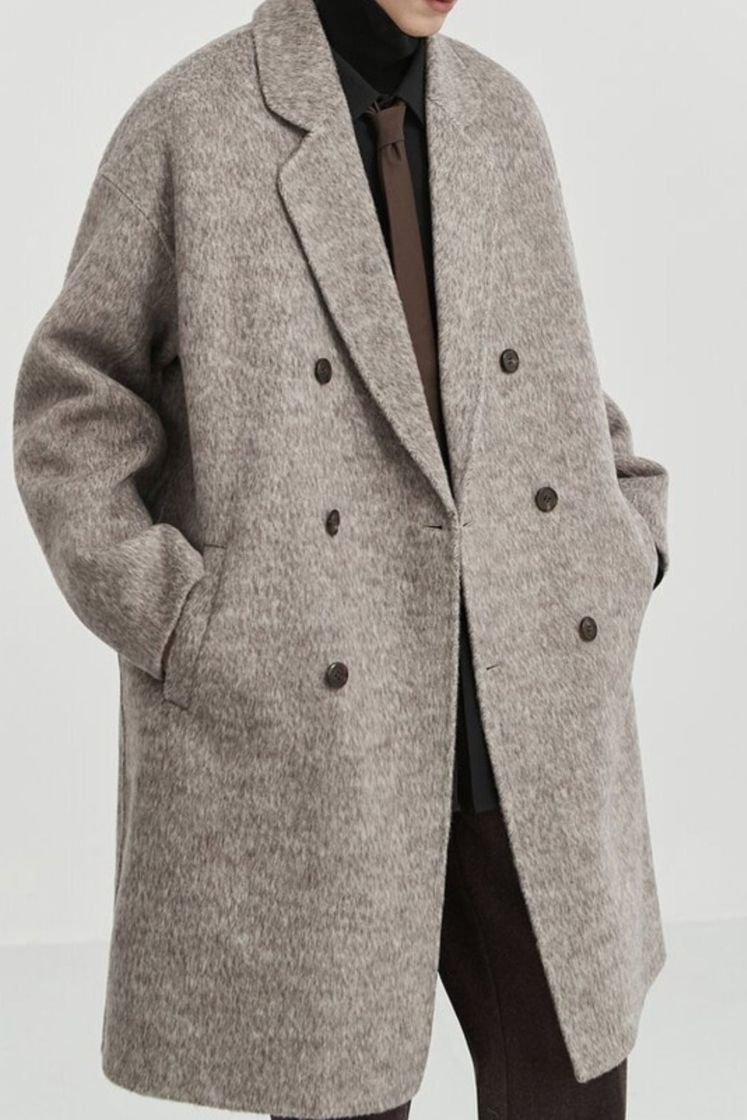 MV Double-Sided Woolen Mid-Length Coat