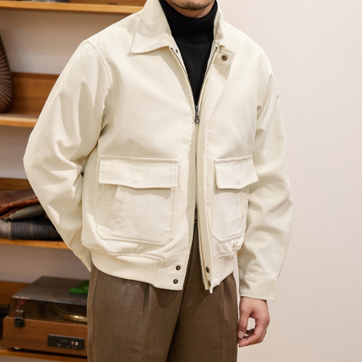 MV Classic Khaki Corduroy Windbreaker Jacket