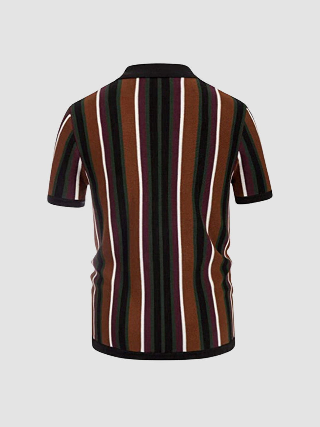 MV Polo Collar Stripes Casual Shirt