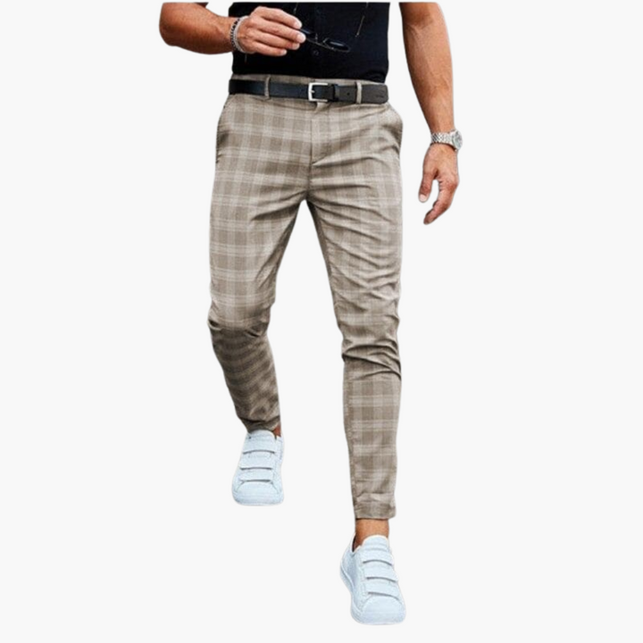 Roy™ | Checkered Chinos for Men