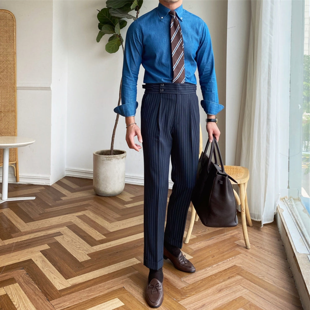 MV High Waist Non-Iron Casual Pants