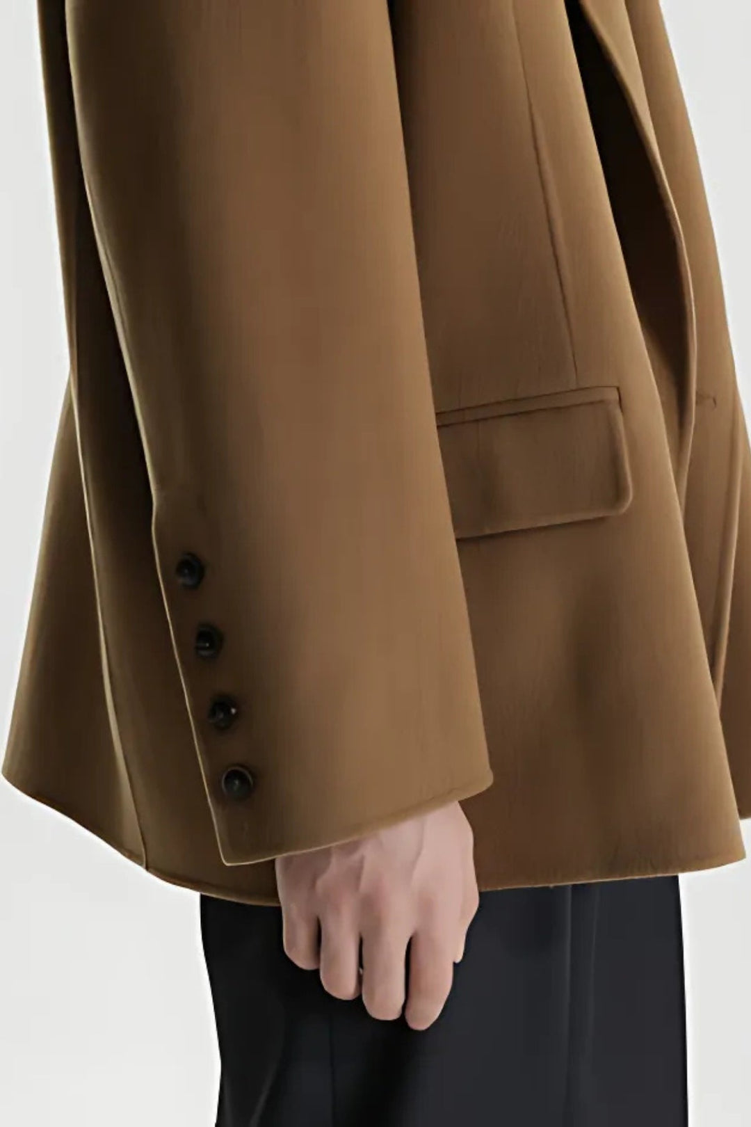 MV Peak Lapel Double-Faced Wool Suit Jacket