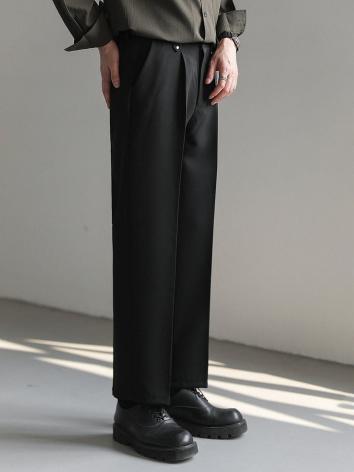 MV Quiet Luxury Loose Straight Leg Trousers