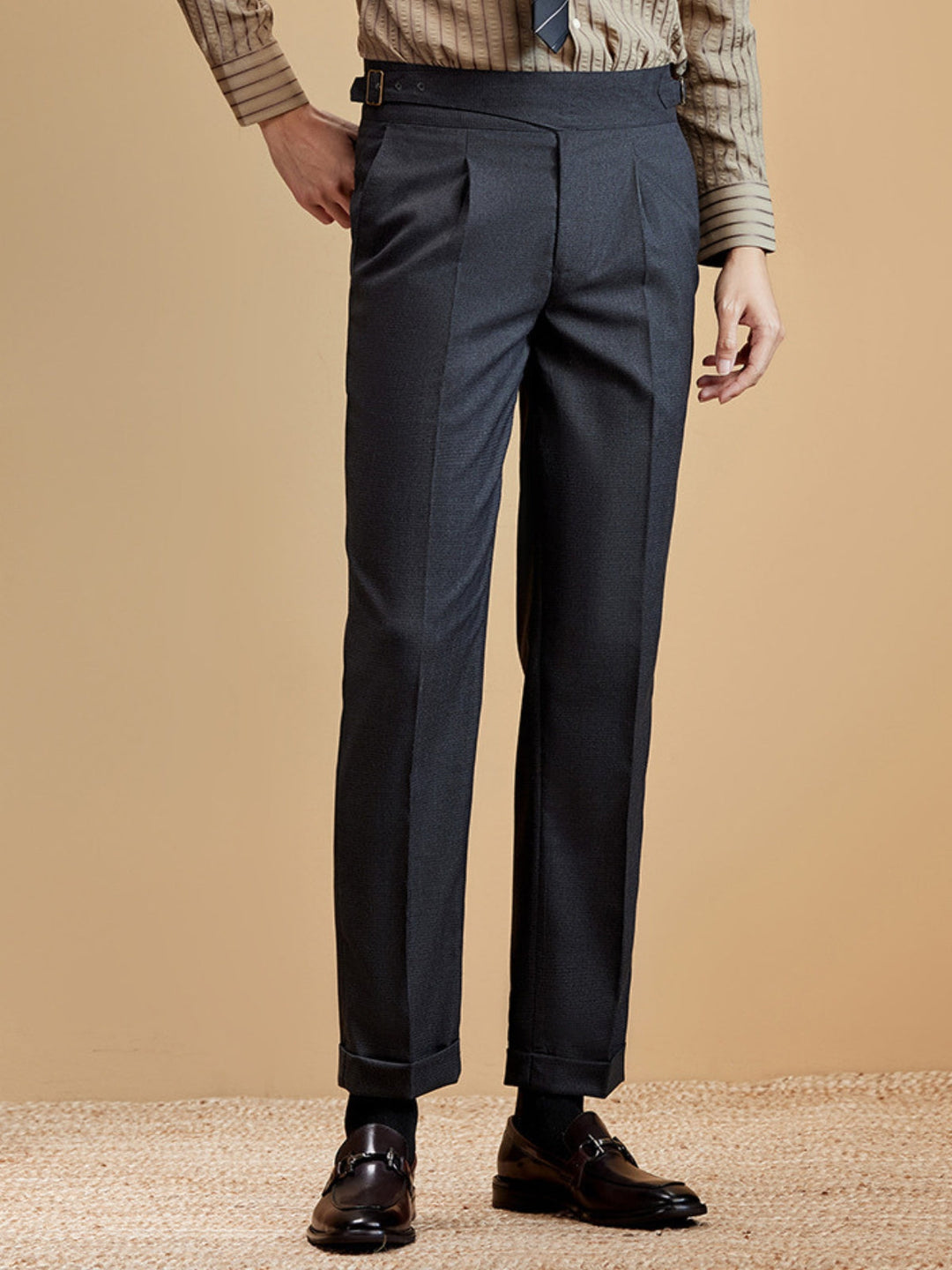 MV Adjustable High-Waist Suit Trousers
