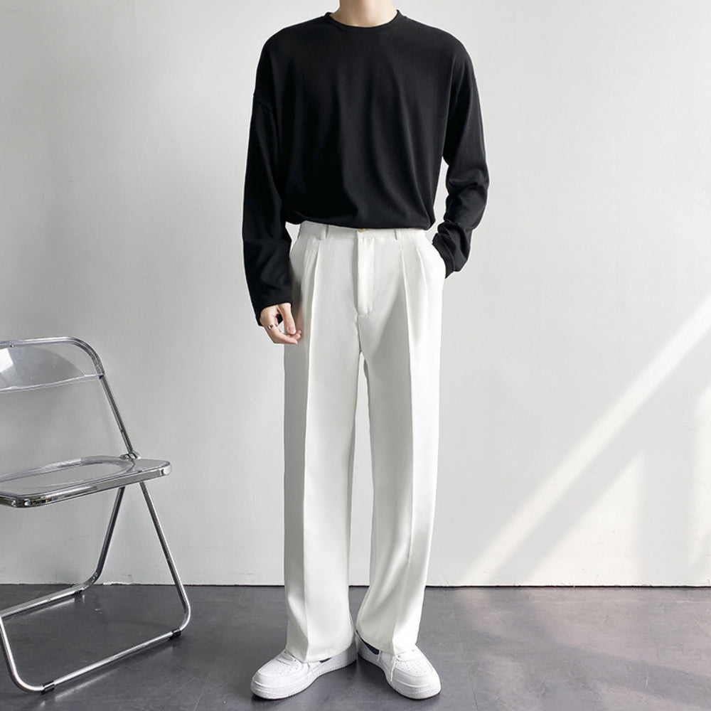 MV Korean Wide-Leg Suit Pants