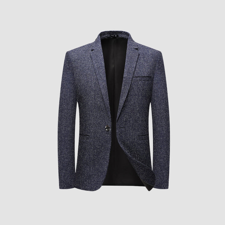 MV Italian Style Slim Fit Single-Breasted Suit Jacket