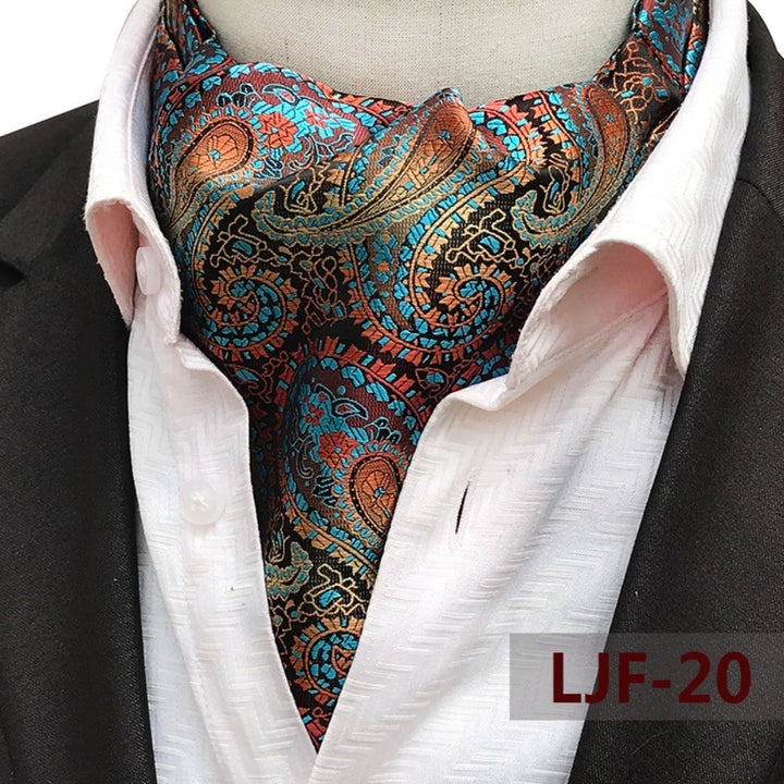 MV Jacquard Suit Collar Scarf