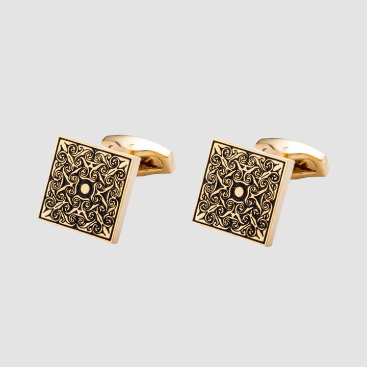MV Rose Pattern Cufflinks