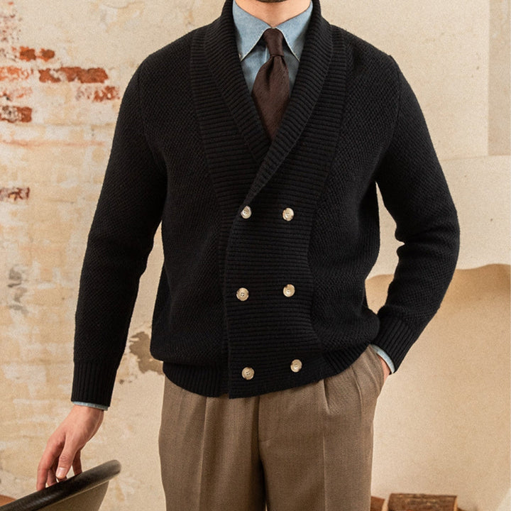 MV V-Neck British Style Cardigan