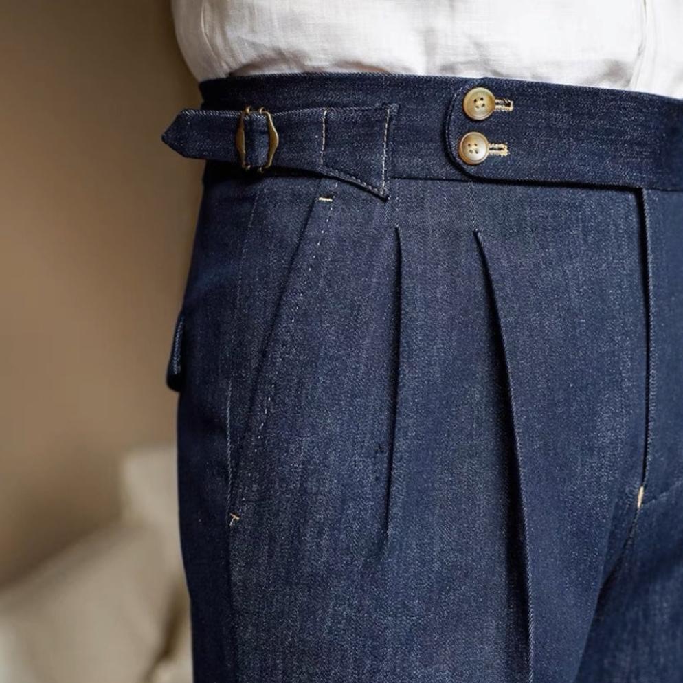 MV Neapolitan Double Pleated Jeans