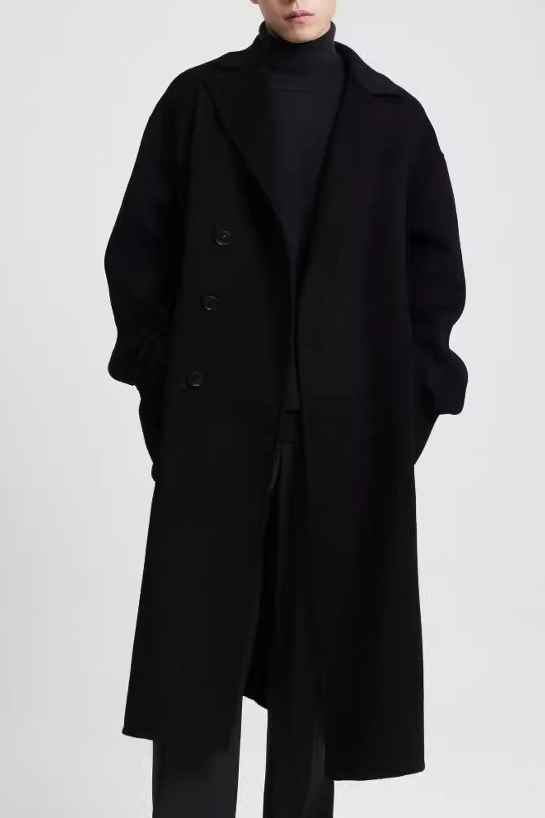 MV Long Double-Faced Wool Coat