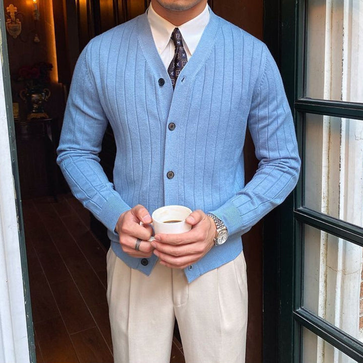 MV V-Neck Knitted Cardigan