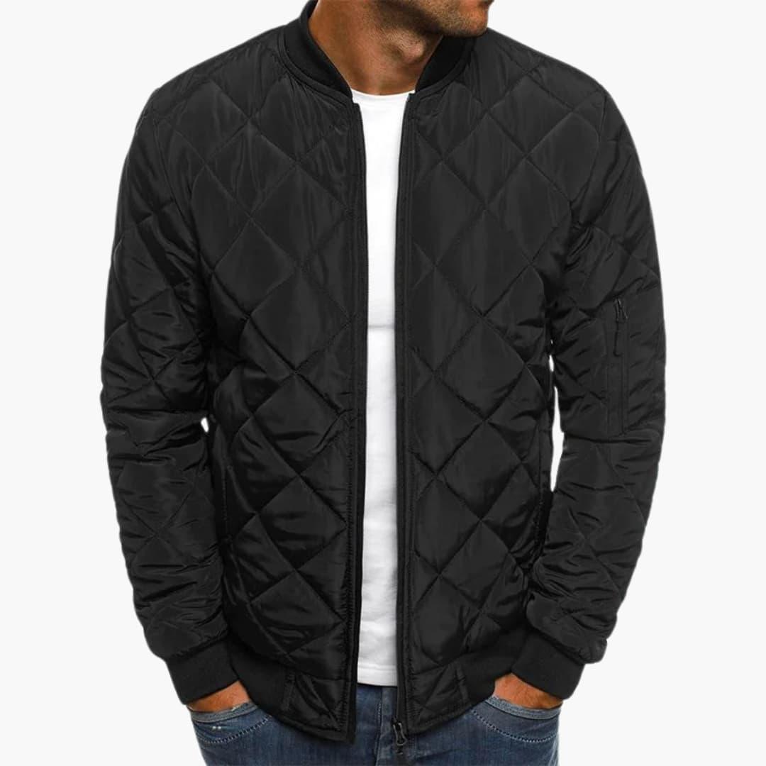 Florian | Bomber Jacket with Diamond Pattern