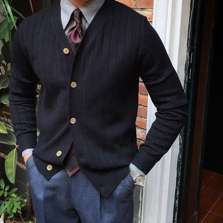 MV V-Neck Knitted Cardigan